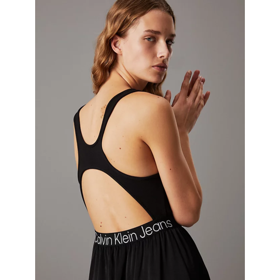 Γυναικείο Αμάνικο Φόρεμα Μαύρο Calvin Klein J20J221624-BEH