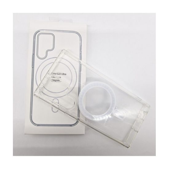 Magsafe Back Cover Σιλικόνης Διάφανο (Galaxy S23 Ultra)