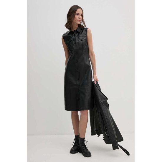 Γυναικείο Αμάνικο Φόρεμα Μαύρο Calvin Klein J20J223542-BEH