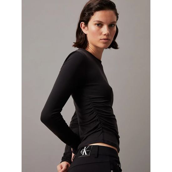 Γυναικείο Milano Slim Straight Παντελόνι Μαύρο Calvin Klein J20J223592-BEH