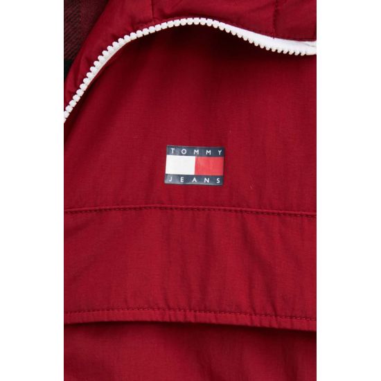 Ανδρικό Chicago Αντιανεμικό Μπουφάν Μπορντό Tommy Jeans DM0DM18908-XKG