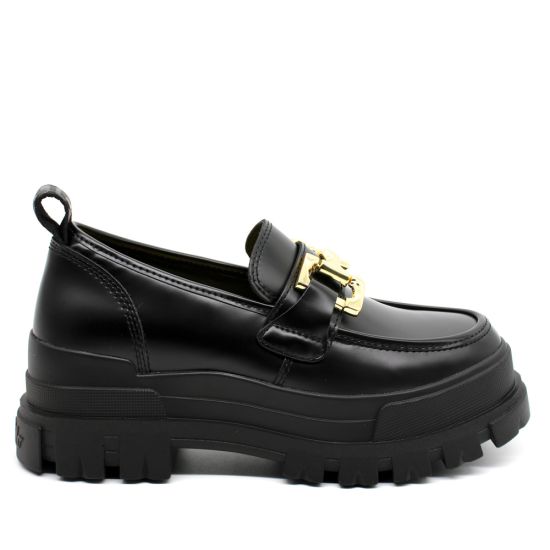Γυναικεία Aspha Loafers Μαύρα Buffalo BUF1624065-BLACK GOLD