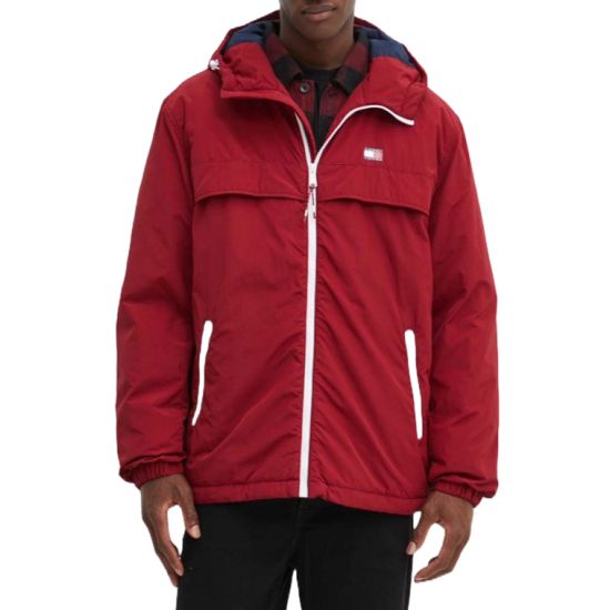 Ανδρικό Chicago Αντιανεμικό Μπουφάν Μπορντό Tommy Jeans DM0DM18908-XKG