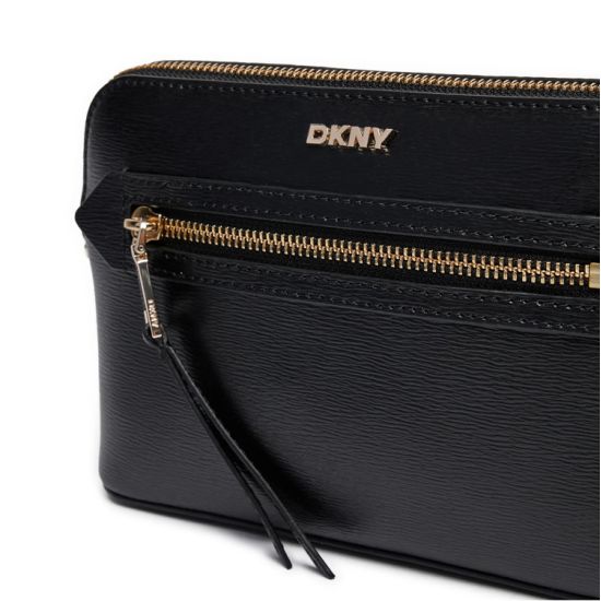 Γυναικεία Δερμάτινη Bryant Ave Τσάντα Χιαστί Μαύρη DKNY R42EKE17-BGD