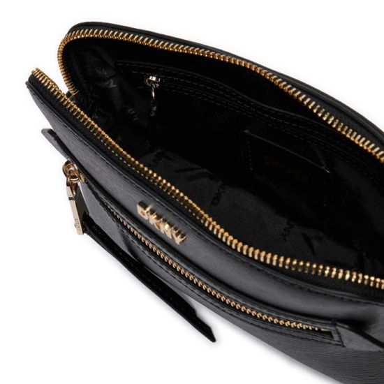 Γυναικεία Δερμάτινη Bryant Ave Τσάντα Χιαστί Μαύρη DKNY R42EKE17-BGD