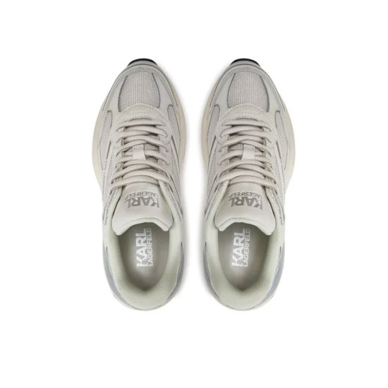 Γυναικεία Δερμάτινα Runner Sneakers Λευκά Karl Lagerfeld KL65624-411 WHITE