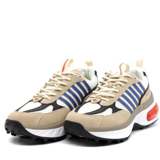 Ανδρικά Δερμάτινα Bubble Sneakers Μπεζ Dsquared2 SNM037901501210-M3003