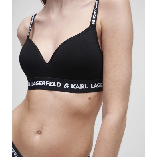 Γυναικείο Logo Padded Σουτιέν Μαύρο Karl Lagerfeld 230W2108-999 BLACK