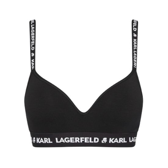 Γυναικείο Logo Padded Σουτιέν Μαύρο Karl Lagerfeld 230W2108-999 BLACK