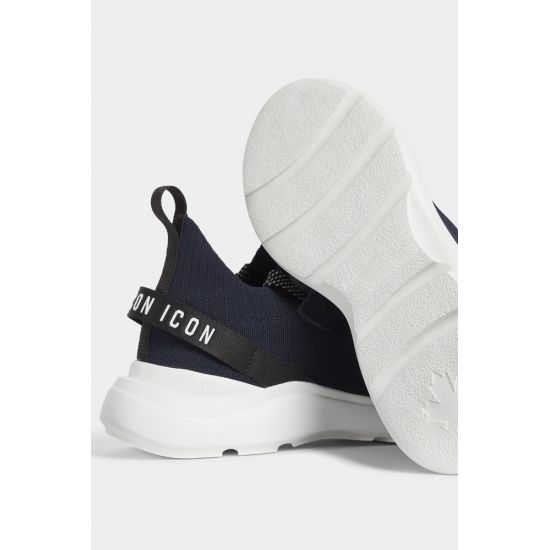 Ανδρικά Fly Sneakers Navy Μπλε Dsquared2 W24SNM039659207989-M2186