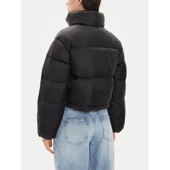 Γυναικείο Cropped Puffer Μπουφάν Μαύρο Calvin Klein J20J223577-BEH