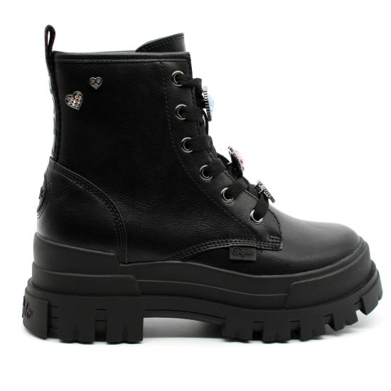 Γυναικεία Aspha RLD Ice Μποτάκια Μαύρα Buffalo BUF1622507-BLACK