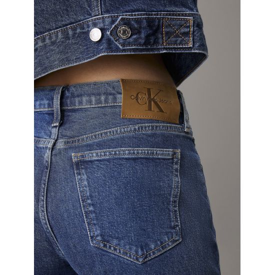Γυναικείο Straight Τζιν Navy Μπλε Calvin Klein J20J224001-1A4