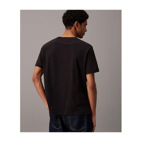 Ανδρικό Chenille Monologo T-shirt Μαύρο Calvin Klein J30J326158-BEH