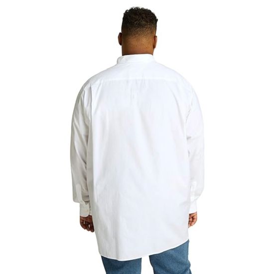 Ανδρικό Plus Size TH Flex Πουκάμισο Λευκό Tommy Hilfiger MW0MW35095-YBR