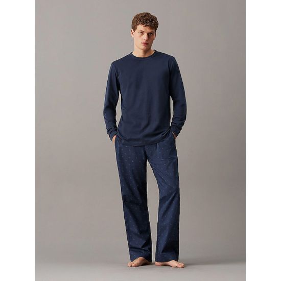 Ανδρικό Σετ Πυτζάμας Navy Μπλε Calvin Klein 000NM2751E-SX4