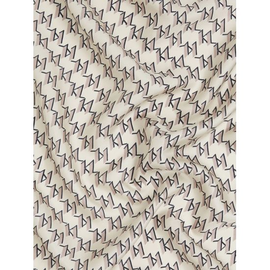 Γυναικείο K/Monogram Φουλάρι Μπεζ Karl Lagerfeld 245W3308-A180 ASH GREY/CEME