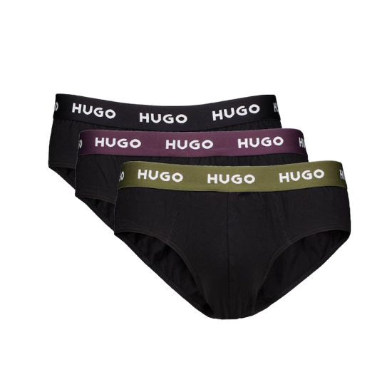 Ανδρικό Σλιπ Σετ 3 Τεμαχίων Μαύρο Hugo 50517879-989