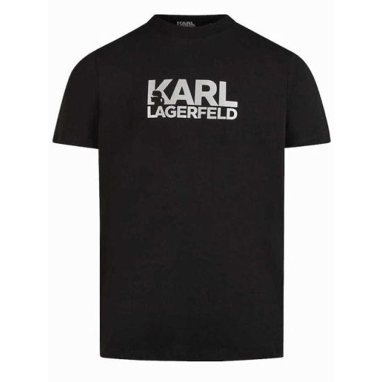 Ανδρικό T-shirt Μαύρο Karl Lagerfeld 755087 544235-910