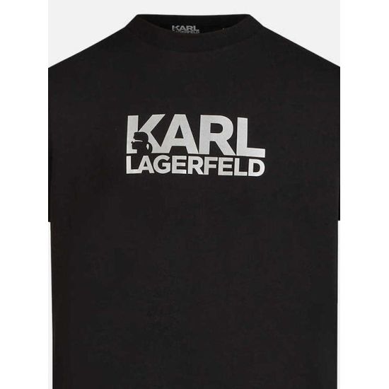 Ανδρικό T-shirt Μαύρο Karl Lagerfeld 755087 544235-910