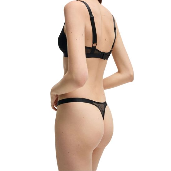 Γυναικείο Triangle Sporty Lace Σουτιέν Μαύρο Hugo 50527185-001
