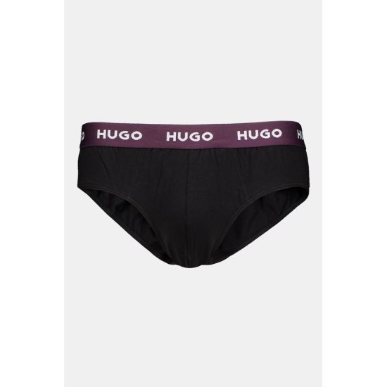 Ανδρικό Σλιπ Σετ 3 Τεμαχίων Μαύρο Hugo 50517879-989