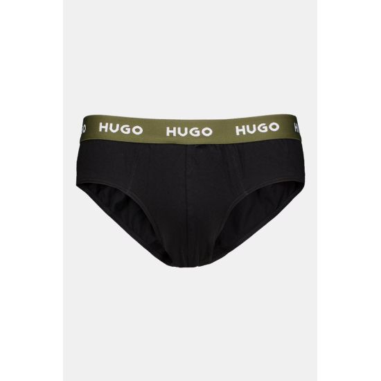 Ανδρικό Σλιπ Σετ 3 Τεμαχίων Μαύρο Hugo 50517879-989