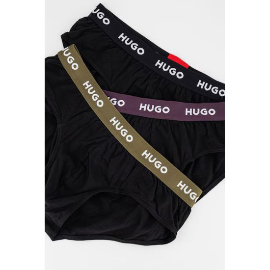 Ανδρικό Σλιπ Σετ 3 Τεμαχίων Μαύρο Hugo 50517879-989