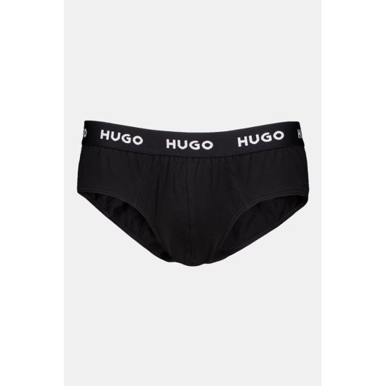 Ανδρικό Σλιπ Σετ 3 Τεμαχίων Μαύρο Hugo 50517879-989