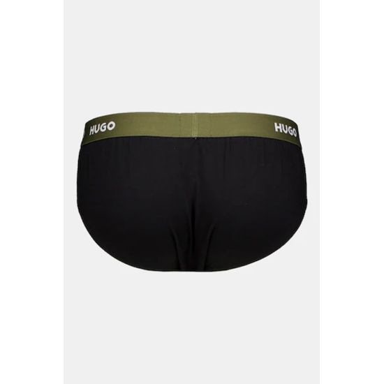 Ανδρικό Σλιπ Σετ 3 Τεμαχίων Μαύρο Hugo 50517879-989