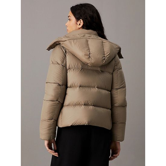 Γυναικείο Puffer Μπουφάν Μπεζ Calvin Klein J20J223571-PAV