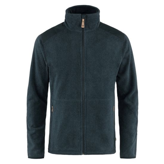 Ανδρική Sten Fleece Ζακέτα Navy Μπλε Fjallraven 81765-555 DARK NAVY