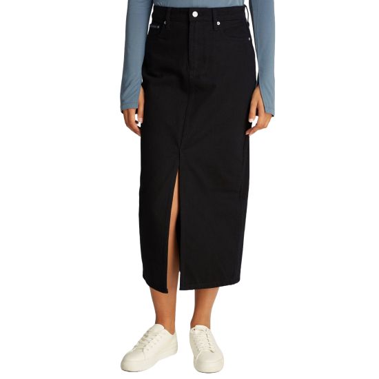 Γυναικεία Maxi Τζιν Φούστα Μαύρη Calvin Klein J20J224094-1BY