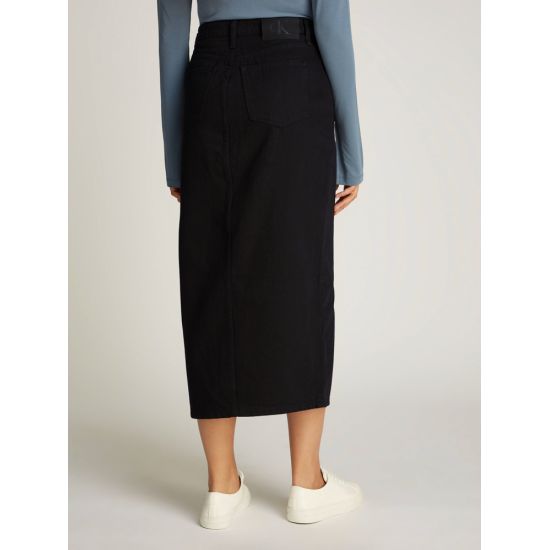 Γυναικεία Maxi Τζιν Φούστα Μαύρη Calvin Klein J20J224094-1BY