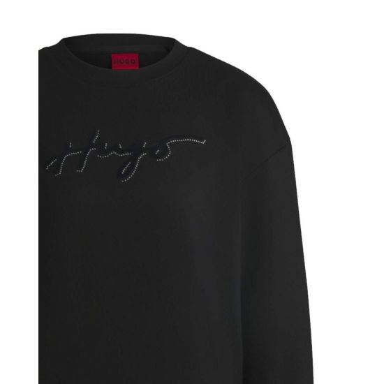 Γυναικείο Easy Crew_5 Φούτερ Μαύρο Hugo 50528579-001