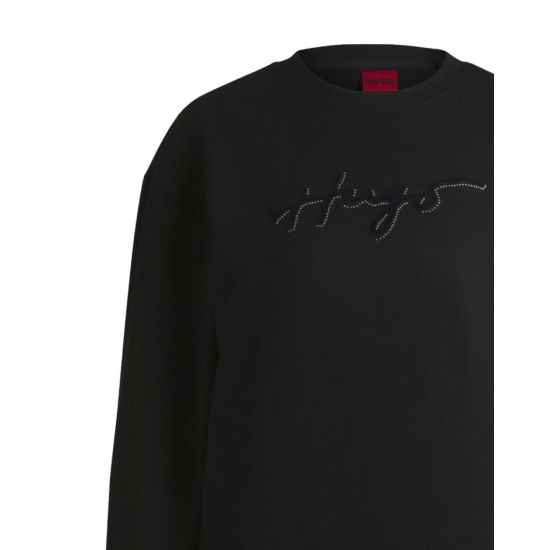 Γυναικείο Easy Crew_5 Φούτερ Μαύρο Hugo 50528579-001