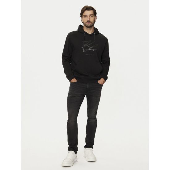 Ανδρικό Φούτερ Μαύρο Karl Lagerfeld 705003 544910-160