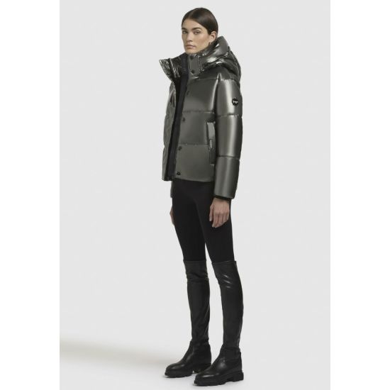 Γυναικείο Devina Shiny Μπουφάν Γκρι Khujo KJ1078JK243-224