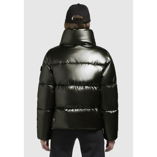 Γυναικείο Rinja Shiny Μπουφάν Λαδί Khujo KJ1079JK243-581