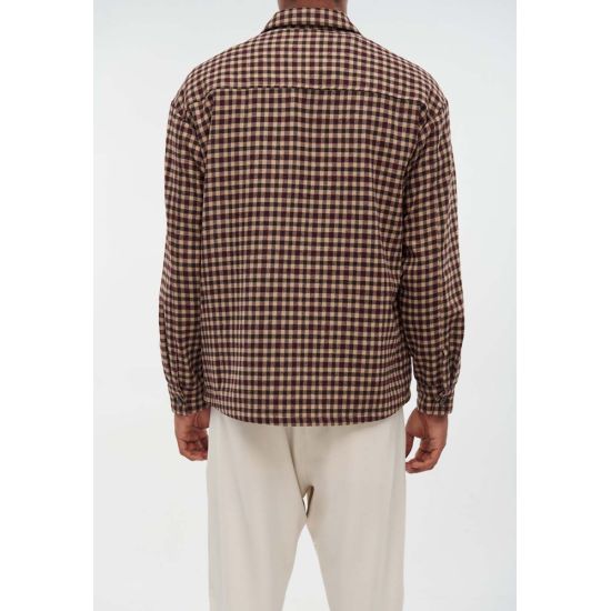 Ανδρικό Καρό Overshirt Royal Denim ASIMOV-5106
