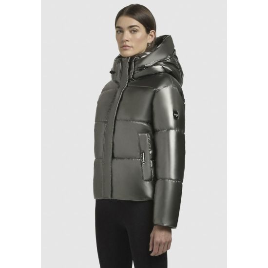 Γυναικείο Devina Shiny Μπουφάν Γκρι Khujo KJ1078JK243-224