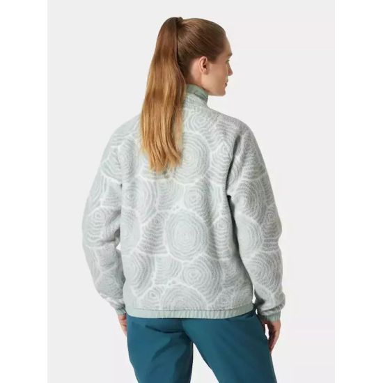 Γυναικεία Imperial Printed Pile Snap Ζακέτα Μέντα Helly Hansen 63373-462