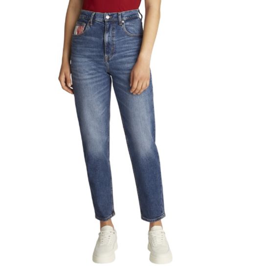 Γυναικείο Mom Τζιν Μπλε Tommy Jeans DW0DW20224-1BK
