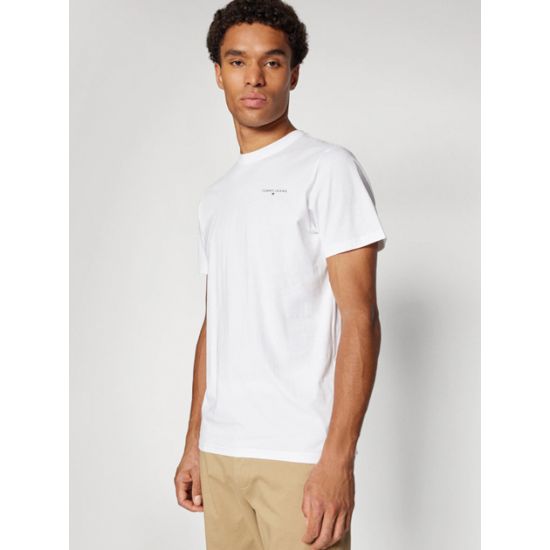 Ανδρικό T-shirt Λευκό Tommy Jeans DM0DM21188-YBL