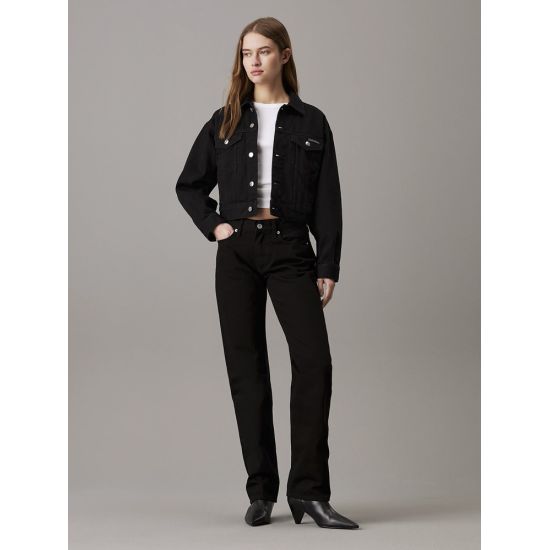 Γυναικείο Straight Τζιν Μαύρο Calvin Klein J20J223999-1BY