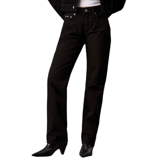 Γυναικείο Straight Τζιν Μαύρο Calvin Klein J20J223999-1BY