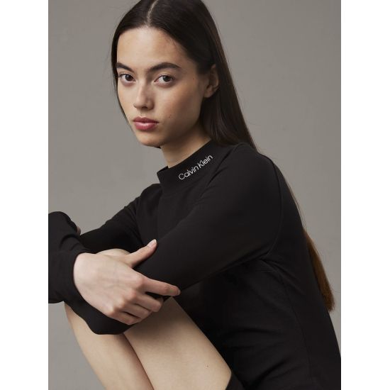 Γυναικείο Μακρυμάνικο Φόρεμα Μαύρο Calvin Klein J20J225074-BEH