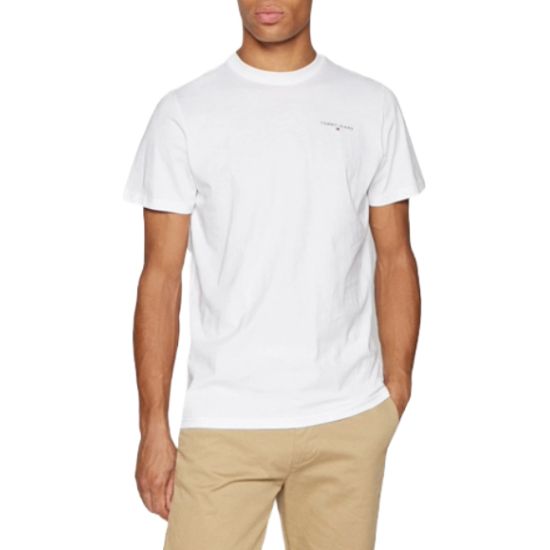 Ανδρικό T-shirt Λευκό Tommy Jeans DM0DM21188-YBL