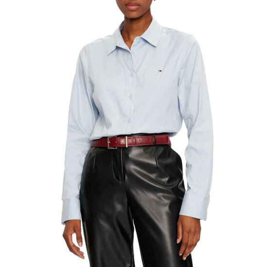 Γυναικείο Πουκάμισο Γαλάζιο Tommy Hilfiger WW0WW44084-C1O