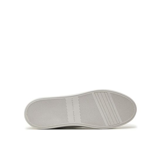 Γυναικεία Δερμάτινα TH Platform Court Sneakers Λευκά Tommy Hilfiger FW0FW08614-YBS